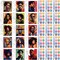 75 Pcs 15 Set Pre Drawn Canvas Kit for Painting Craft Sip and Paint Kit for Adults Cool Gentlemen and Lady Pre Printed Canvas Painting Favor for DIY Black History Month Gifts Adult's Date Party